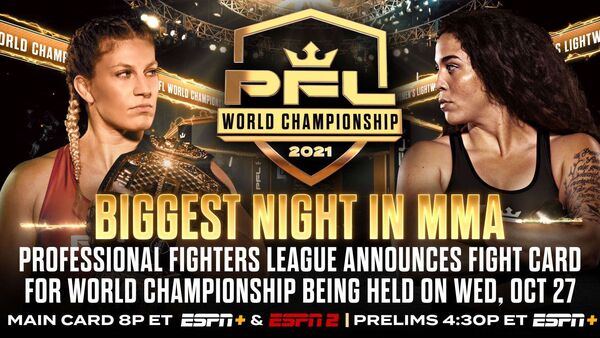 BIGGEST NIGHT IN MMA: PROFESSIONAL FIGHTERS LEAGUE ANNOUNCES FIGHT CARD ...